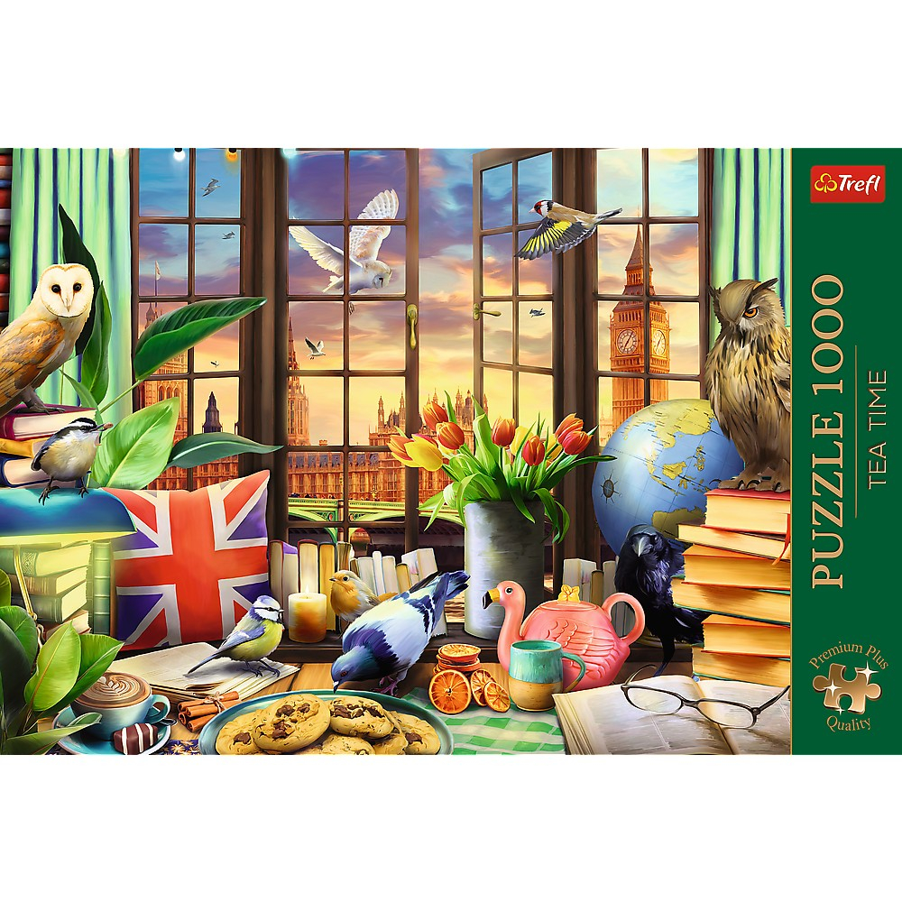 PUZZLE TREFL 1000 PREMIUM PLUS TEA TIME TOATE LUCRURILE BRITANICE [3]