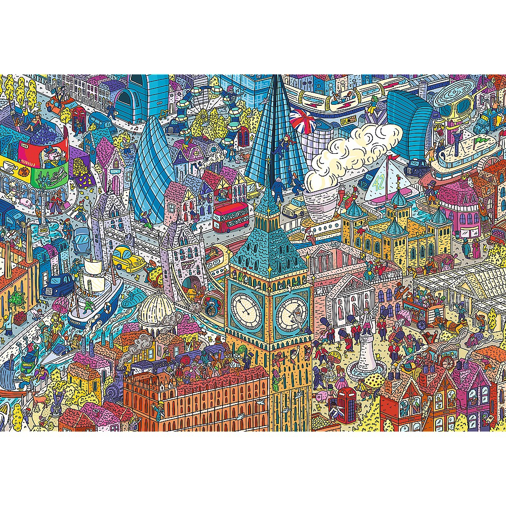 PUZZLE TREFL 1000 UFT EYE SPY TRAVEL LONDRA [2]