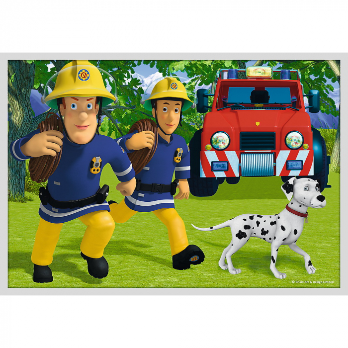 Puzzle Trefl 10 în 1 Pompierul Sam - Salvările Pompierului Sam [2]
