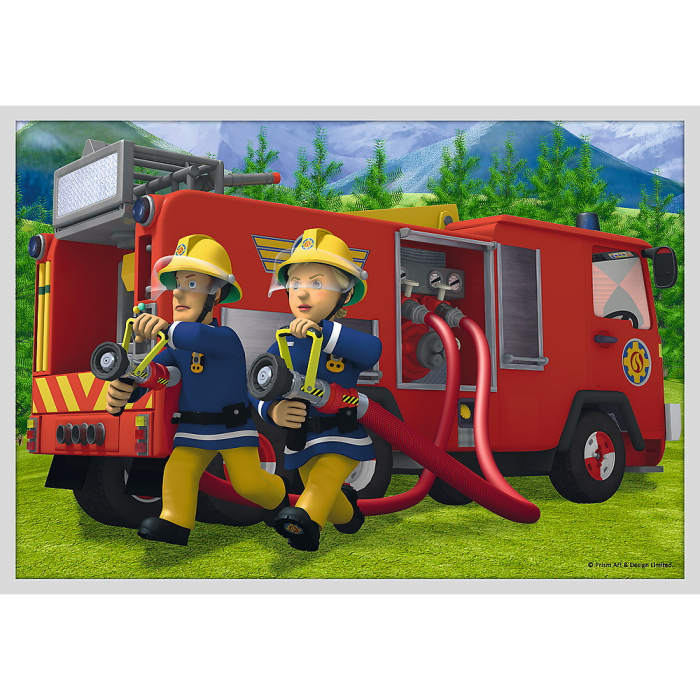 Puzzle Trefl 10 în 1 Pompierul Sam - Salvările Pompierului Sam [7]
