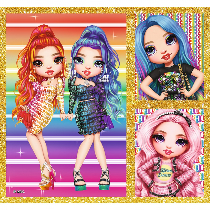 Puzzle Trefl 10in1 Rainbow High Păpușile Fashion  [7]