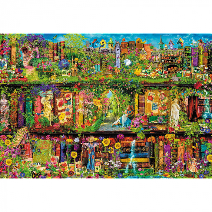 Puzzle Trefl 1500 Fairy Bookcase, Aimee Stewart  [2]