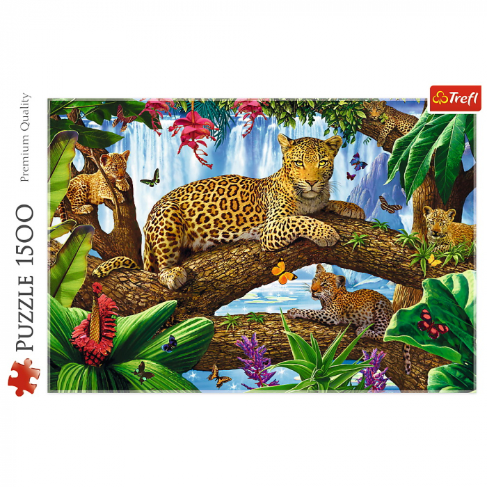 Puzzle Trefl 1500 Jaguar într-o Pauză Odihnitoare  [3]