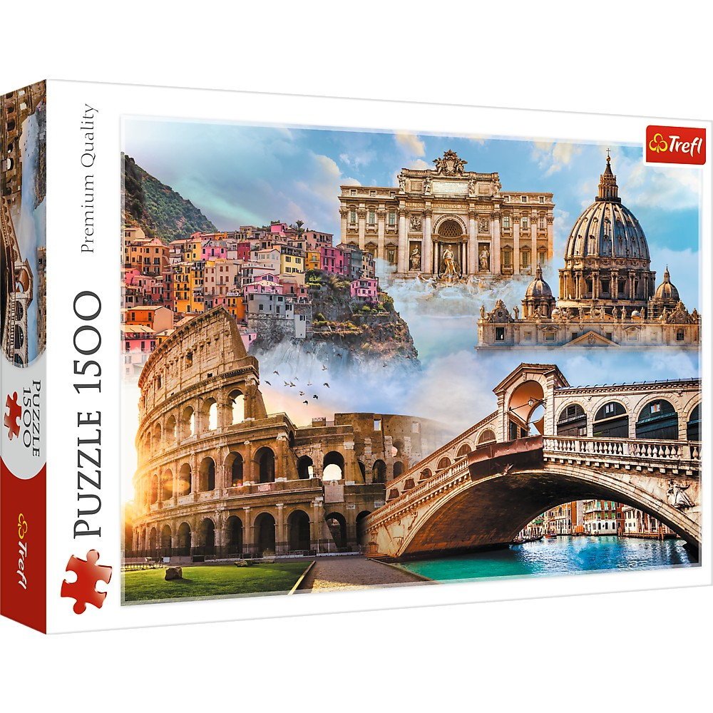 Puzzle Trefl 1500 Locuri Favorite Din Italia [2]