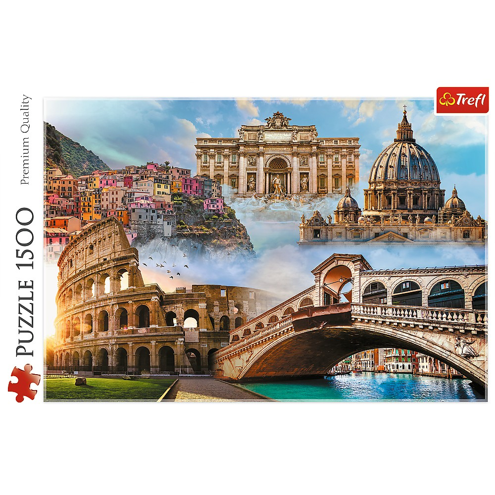 Puzzle Trefl 1500 Locuri Favorite Din Italia [4]