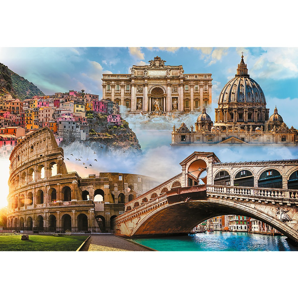 Puzzle Trefl 1500 Locuri Favorite Din Italia [3]