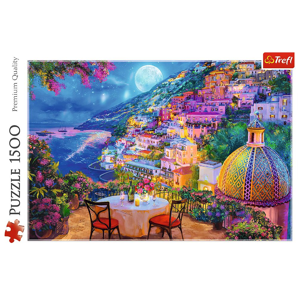 PUZZLE TREFL 1500 O INTALNIRE IN POSITANO [3]