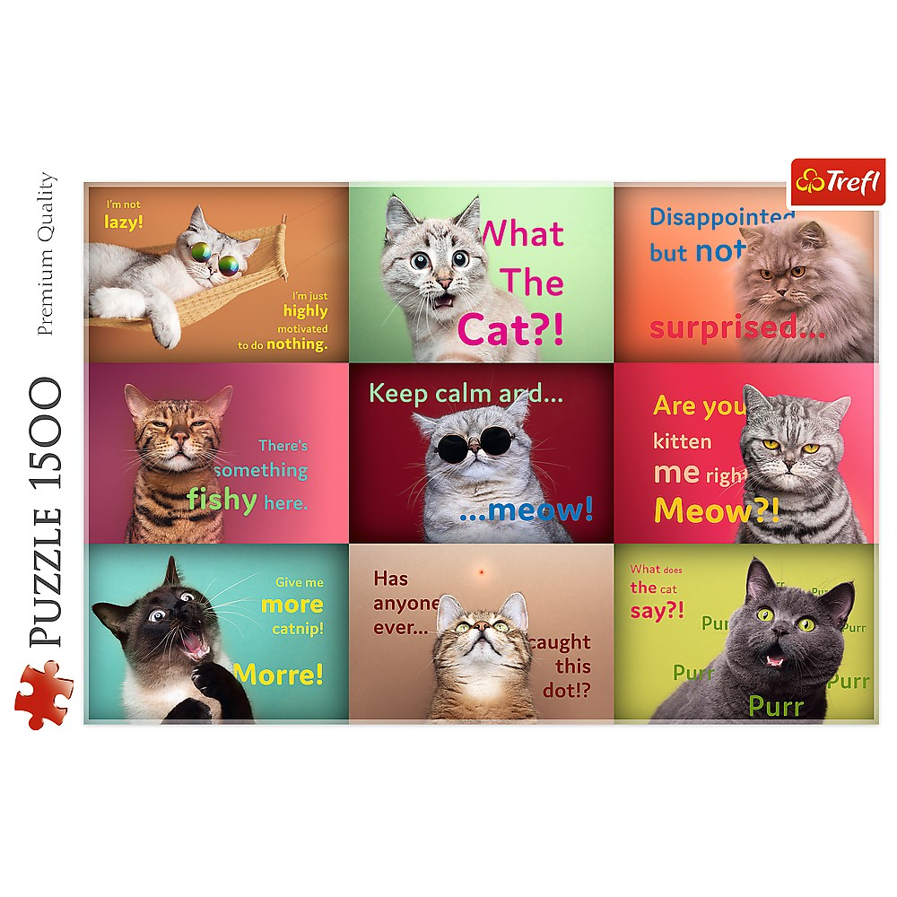Puzzle Trefl 1500 Pisicute Amuzante [3]