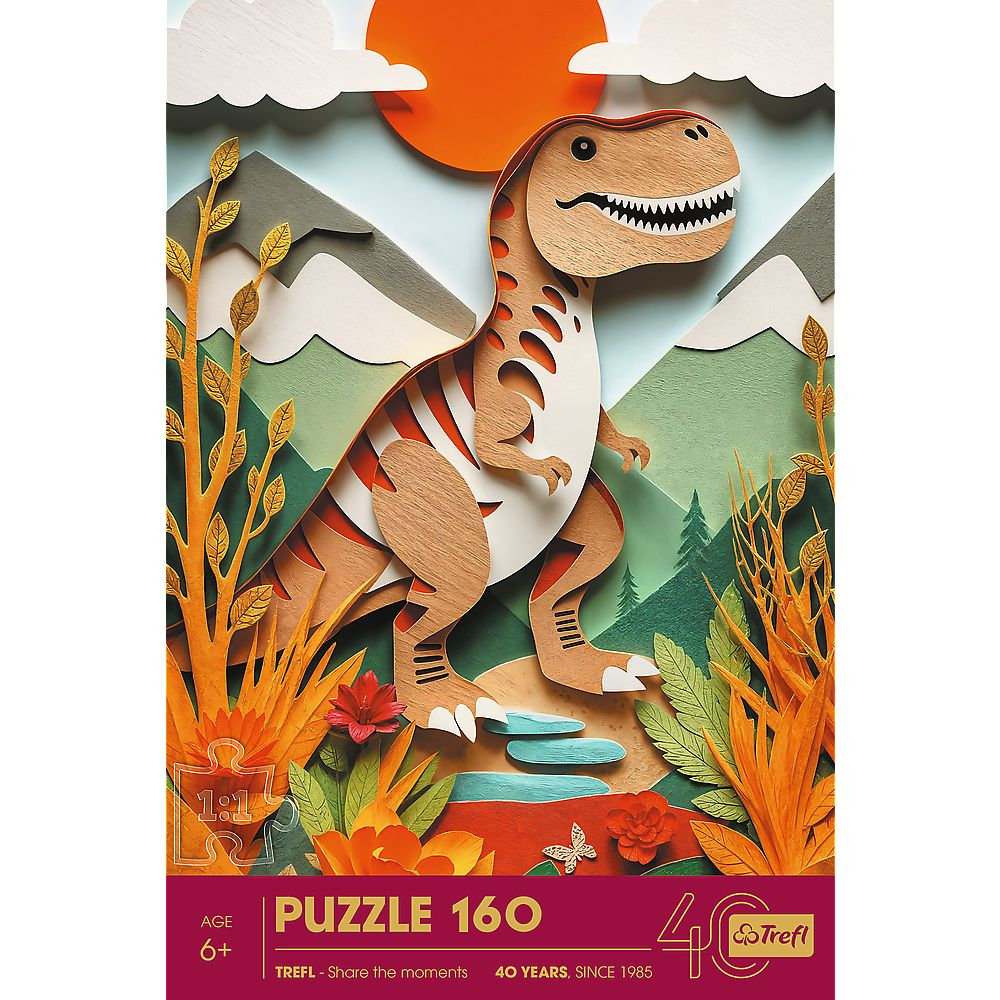 PUZZLE TREFL 160 PAPER ART 3D DINOZAUR [3]
