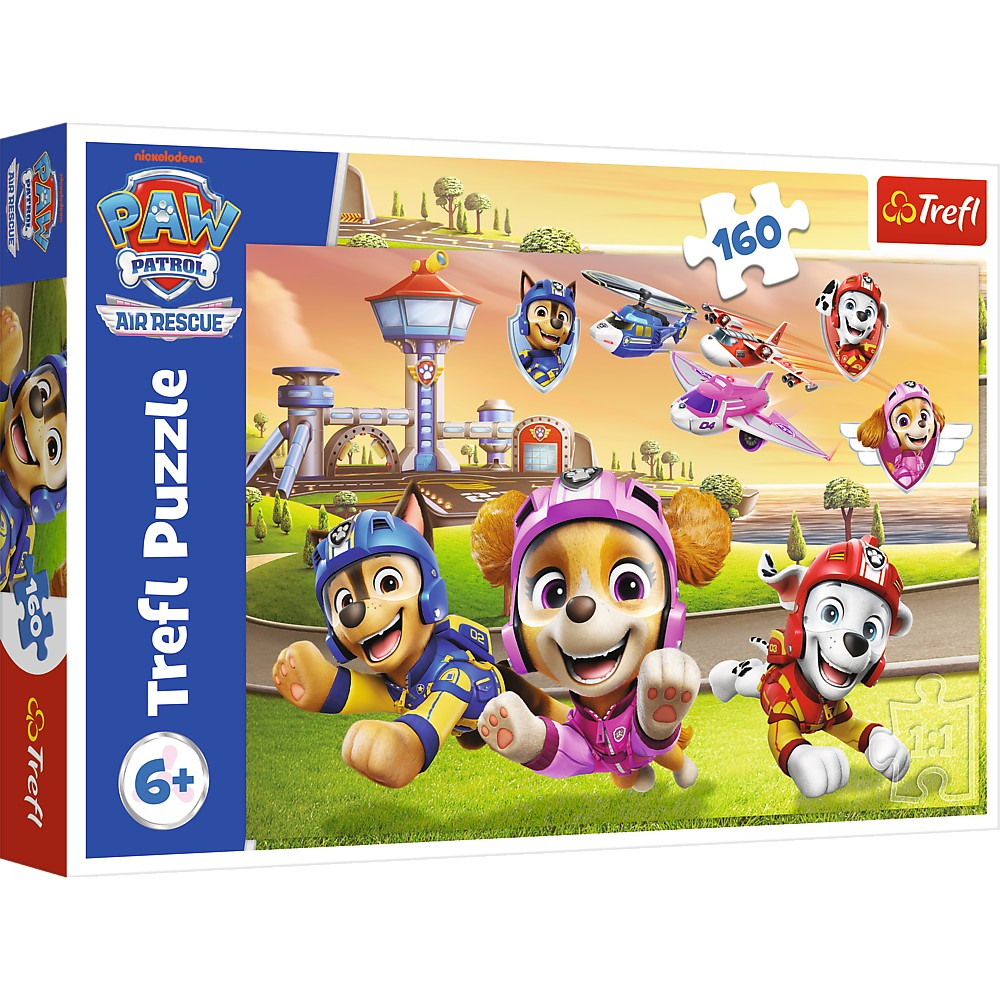PUZZLE TREFL 160 PATRULA CATELUSILOR ECHIPA DE SALVARE AERIANA