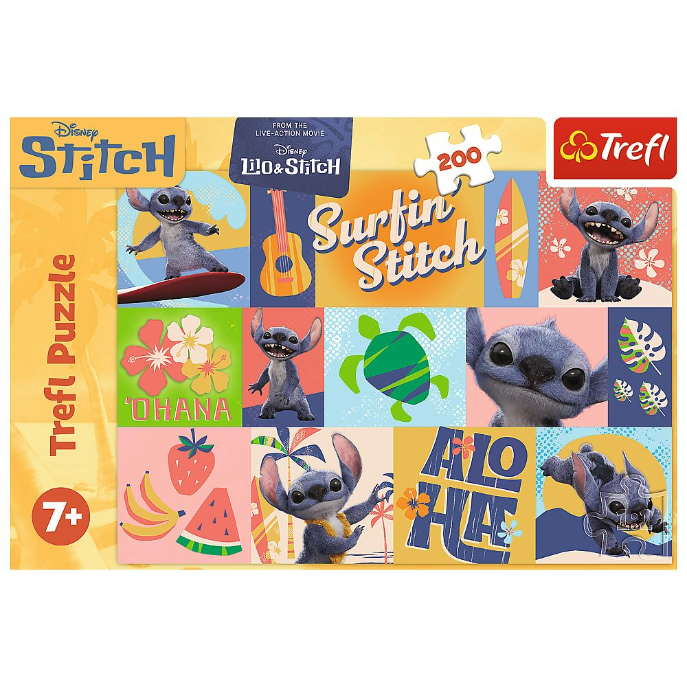 PUZZLE TREFL 200 DISNEY STITCH AVENTURI HAWAIIENE [3]