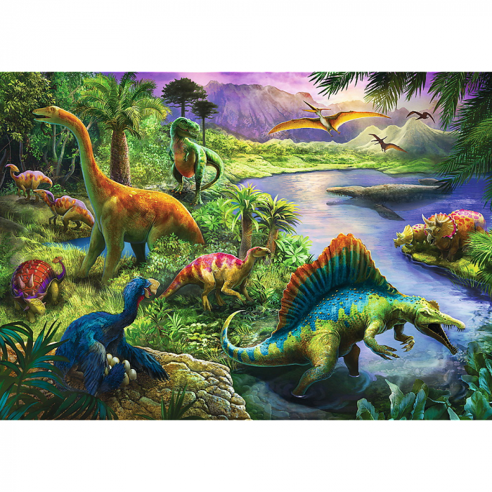 Puzzle trefl 200 lumea dinozaurilor [2]