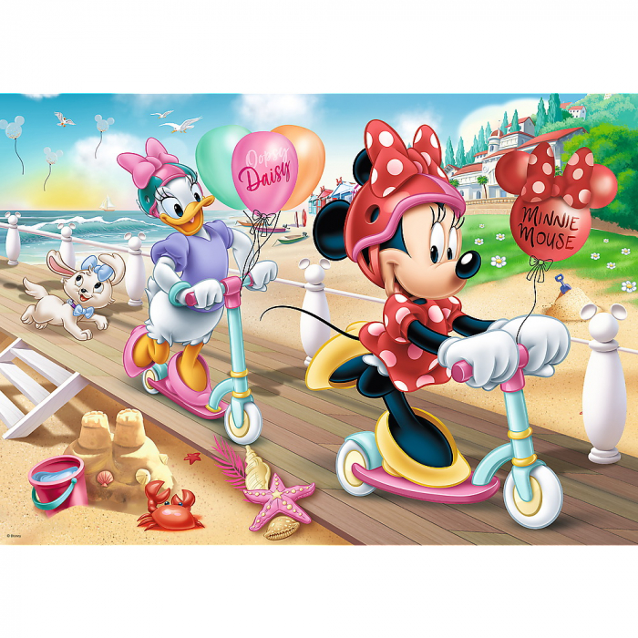 Puzzle Trefl 200 Minnie Distracție la Plajă  [2]