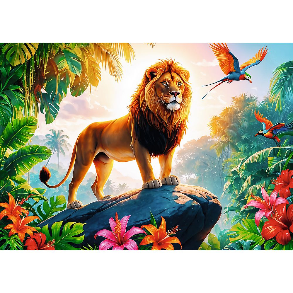 PUZZLE TREFL 200 REGELE JUNGLEI [2]
