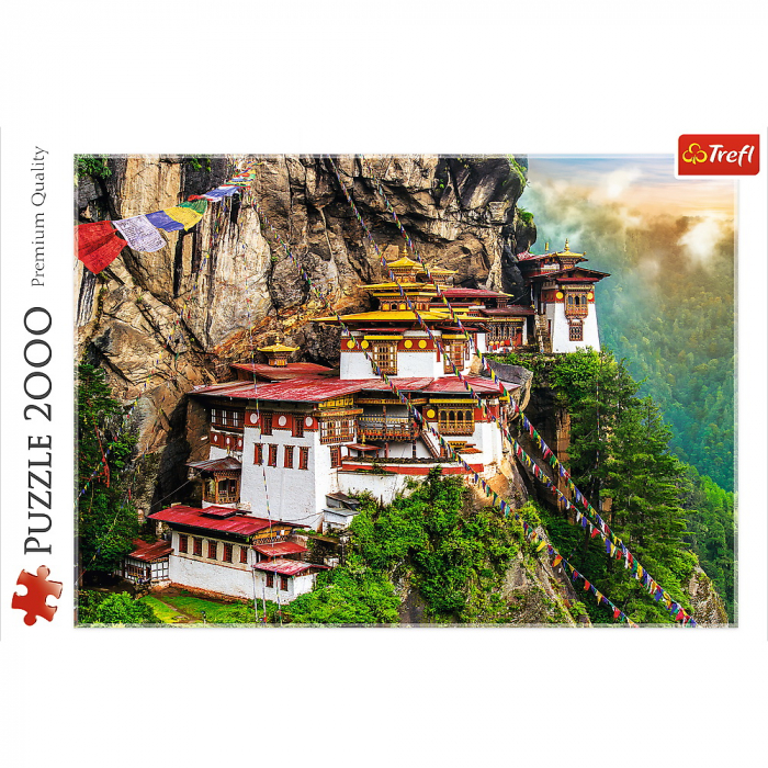 Puzzle Trefl 2000 Cuibul Tigrului, Bhutan  [3]