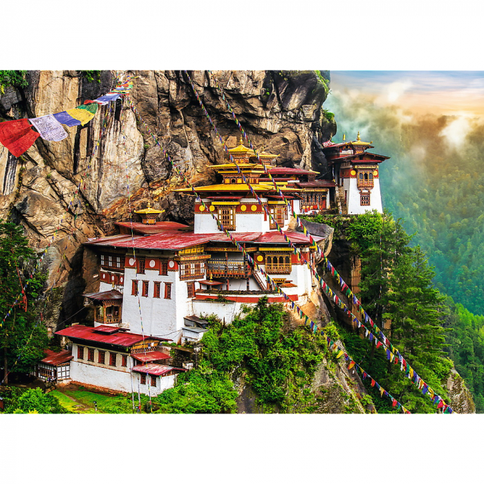 Puzzle Trefl 2000 Cuibul Tigrului, Bhutan  [2]
