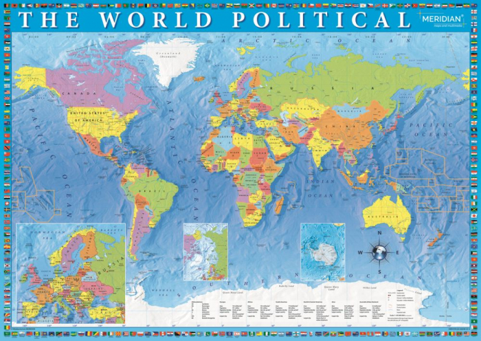 Puzzle Trefl 2000 Harta Politică a Lumii  [2]