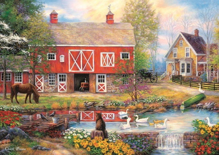 Puzzle Trefl 2000 Viața la Țară  [2]