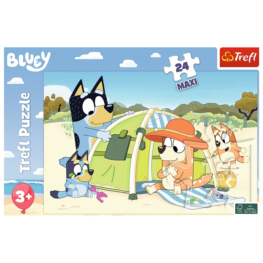 Puzzle Trefl 24 Maxi, Bluey - Ziua Cea Bună [3]