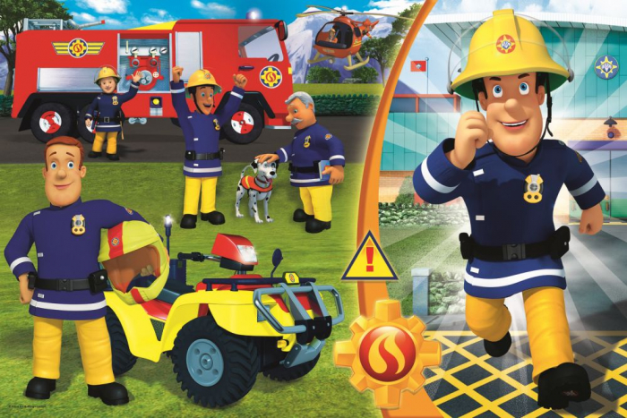 Puzzle Trefl 24 Maxi Bravul Pompier Sam  [2]