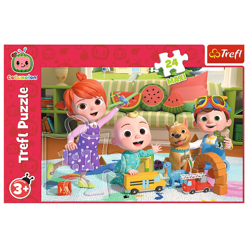 Puzzle Trefl 24 Maxi, Cocomelon - Gata de Aventură [3]