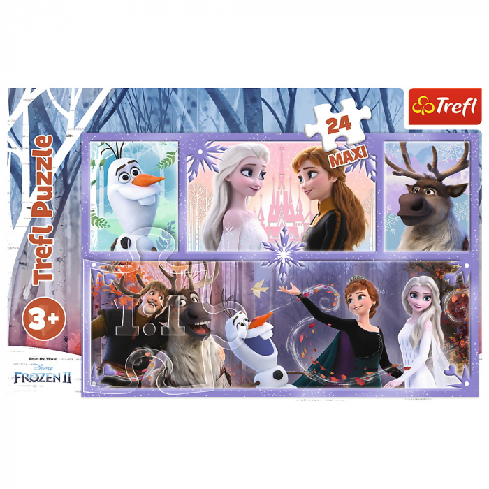 Puzzle Trefl 24 Maxi Frozen 2, O Lume Magica  [3]