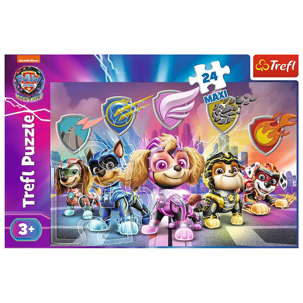 Puzzle Trefl 24 Maxi, Patrula Cățelușilor - Cățeii în Acțiune [3]