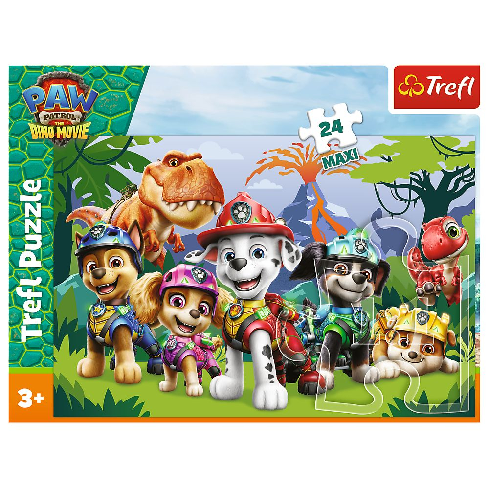 PUZZLE TREFL 24 MAXI PATRULA CATELUSILOR PRIETENIE PREISTORICA [3]