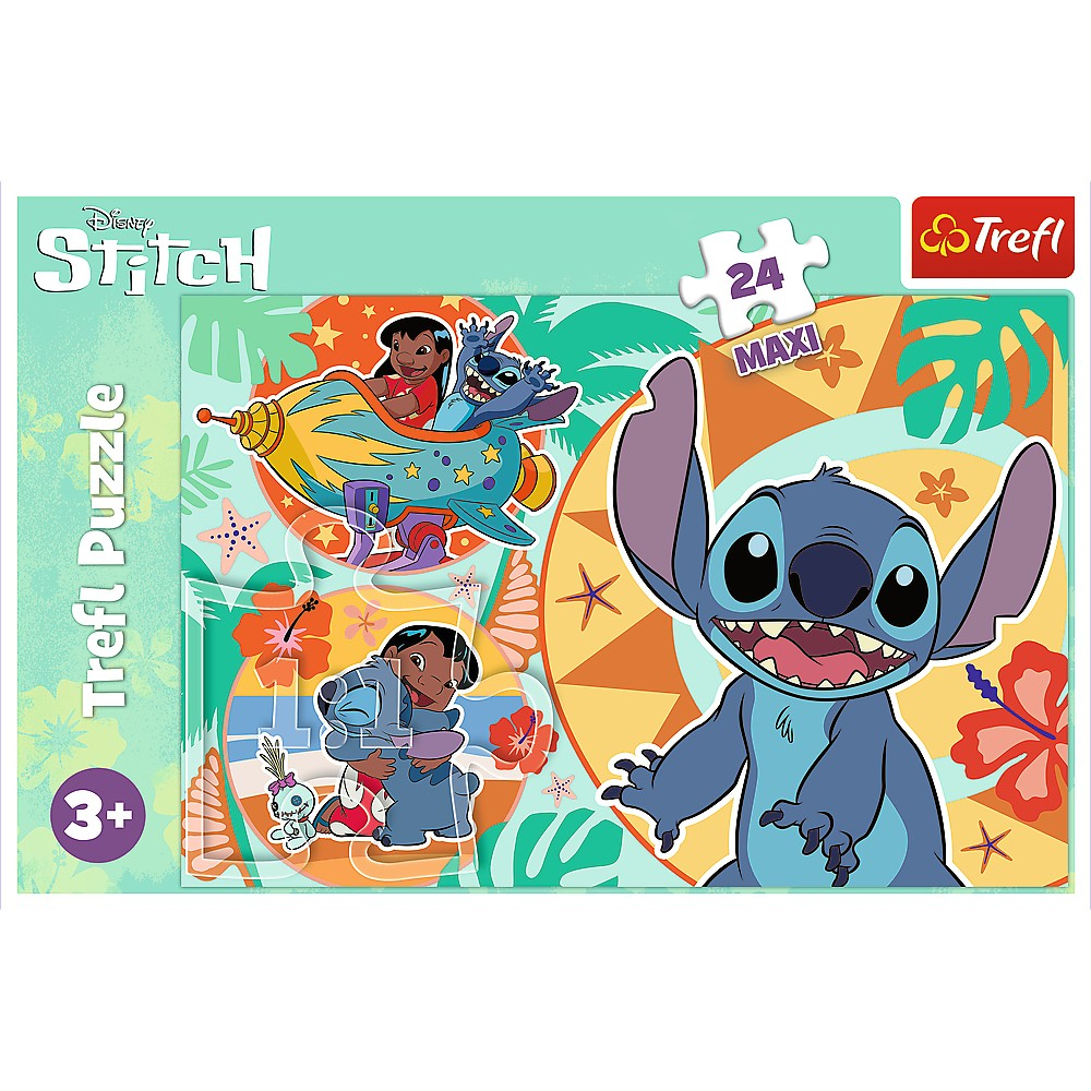 Puzzle Trefl 24 Maxi Stitch Ziua Vesela A Lui Lilo Si Stitch [3]