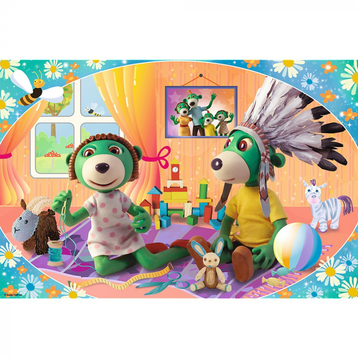 Puzzle Trefl 24 Maxi Treflik Familia Fericită  [2]