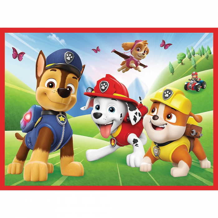 Puzzle Trefl 2in1 Memo Patrula Cățelușilor Echipa în Acțiune [2]