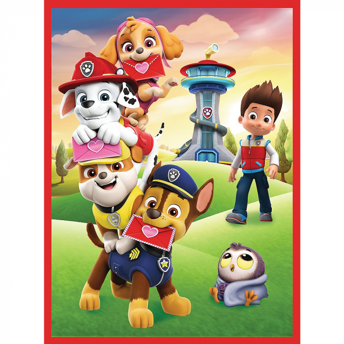 Puzzle Trefl 2in1 Memo Patrula Cățelușilor Echipa în Acțiune [3]