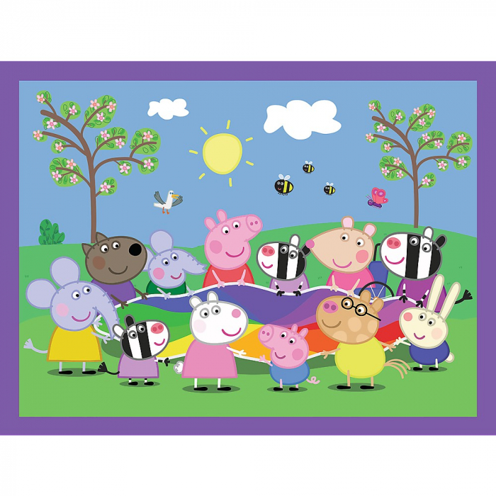 Puzzle Trefl 2in1 Memo Peppa Pig Momentele Fericite  [3]