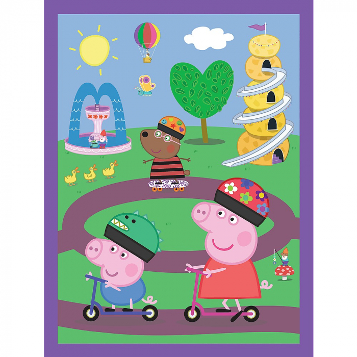 Puzzle Trefl 2in1 Memo Peppa Pig Momentele Fericite  [2]