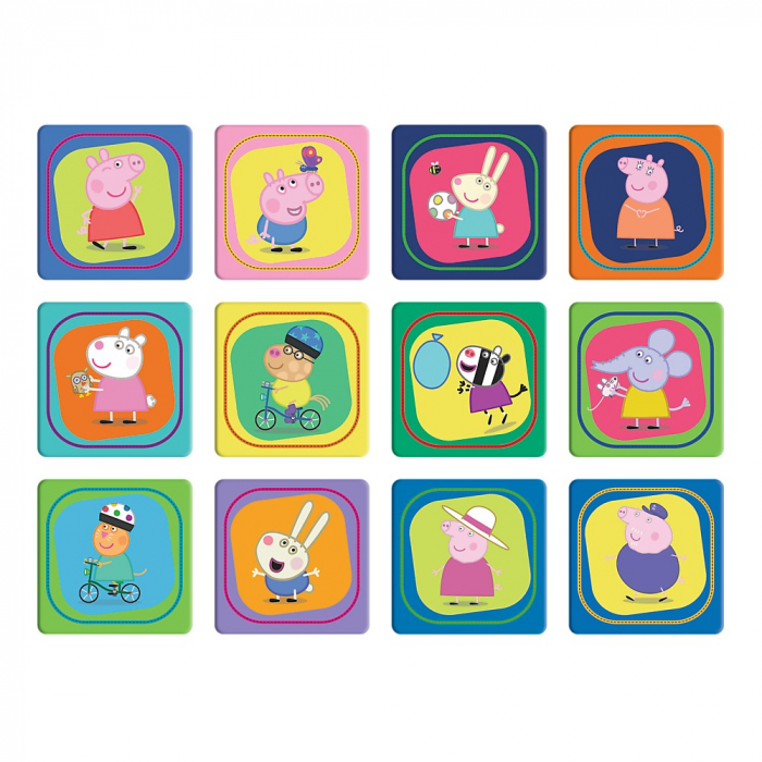 Puzzle Trefl 2in1 Memo Peppa Pig Momentele Fericite  [4]