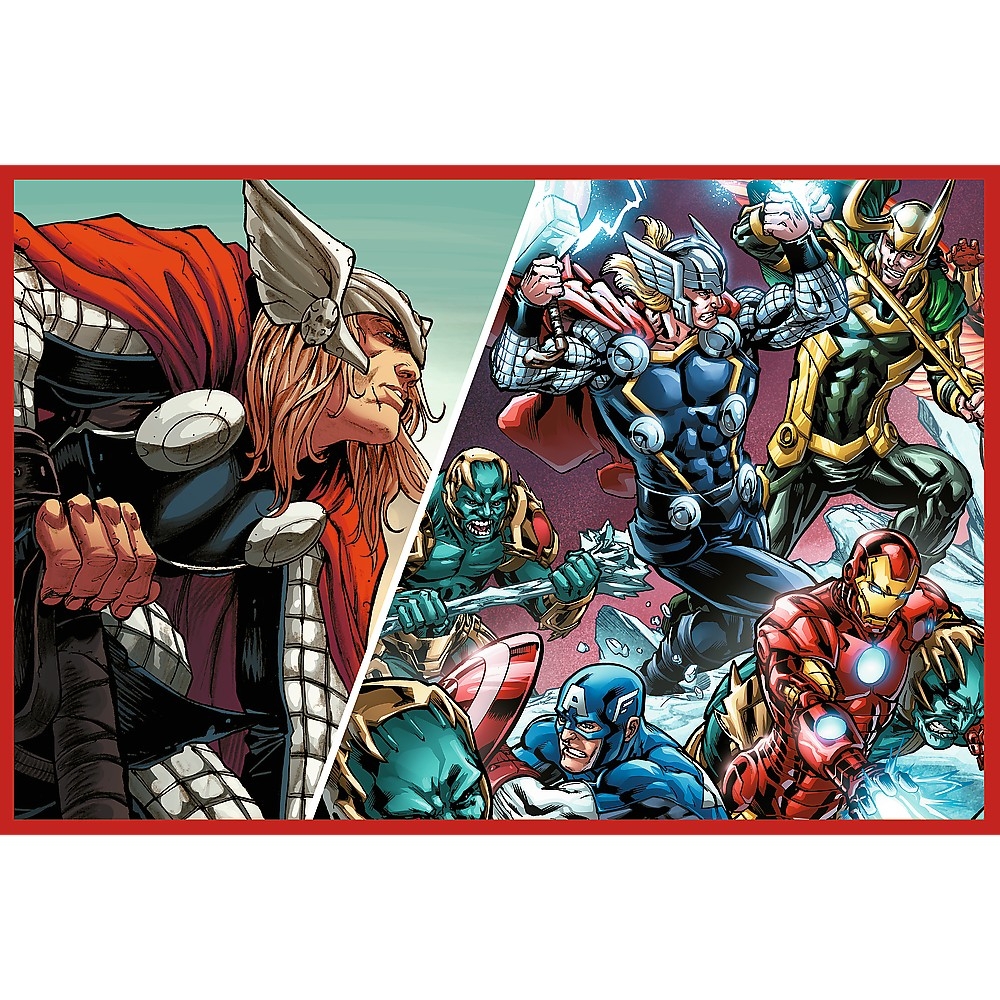 PUZZLE TREFL 2X200 MARVEL AVENGERS APARATORII LUMII [2]