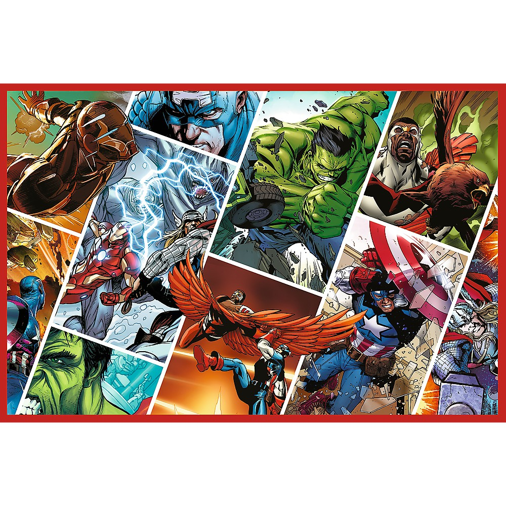 PUZZLE TREFL 2X200 MARVEL AVENGERS APARATORII LUMII [3]