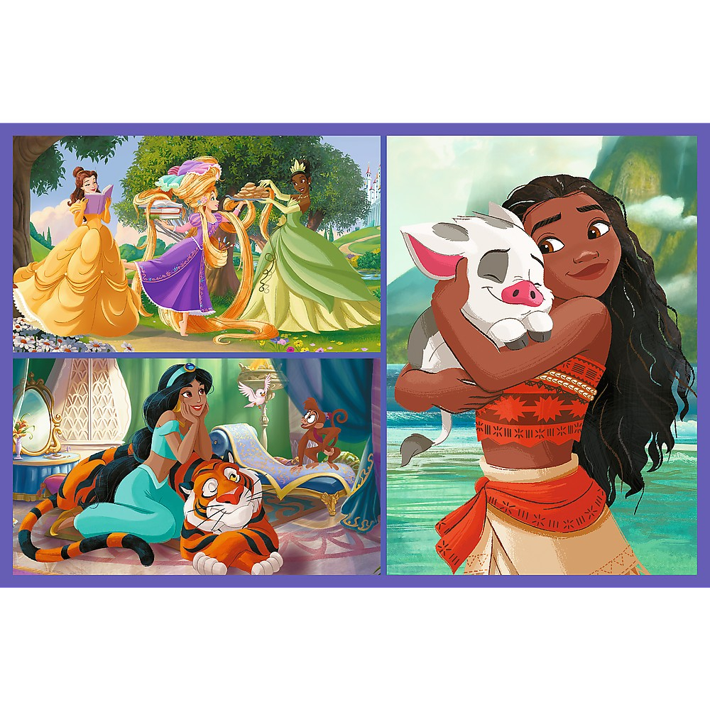 PUZZLE TREFL 2X70 DISNEY PRINCESS VIATA PRINTESELOR DISNEY [2]