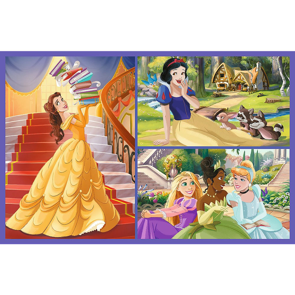 PUZZLE TREFL 2X70 DISNEY PRINCESS VIATA PRINTESELOR DISNEY [3]