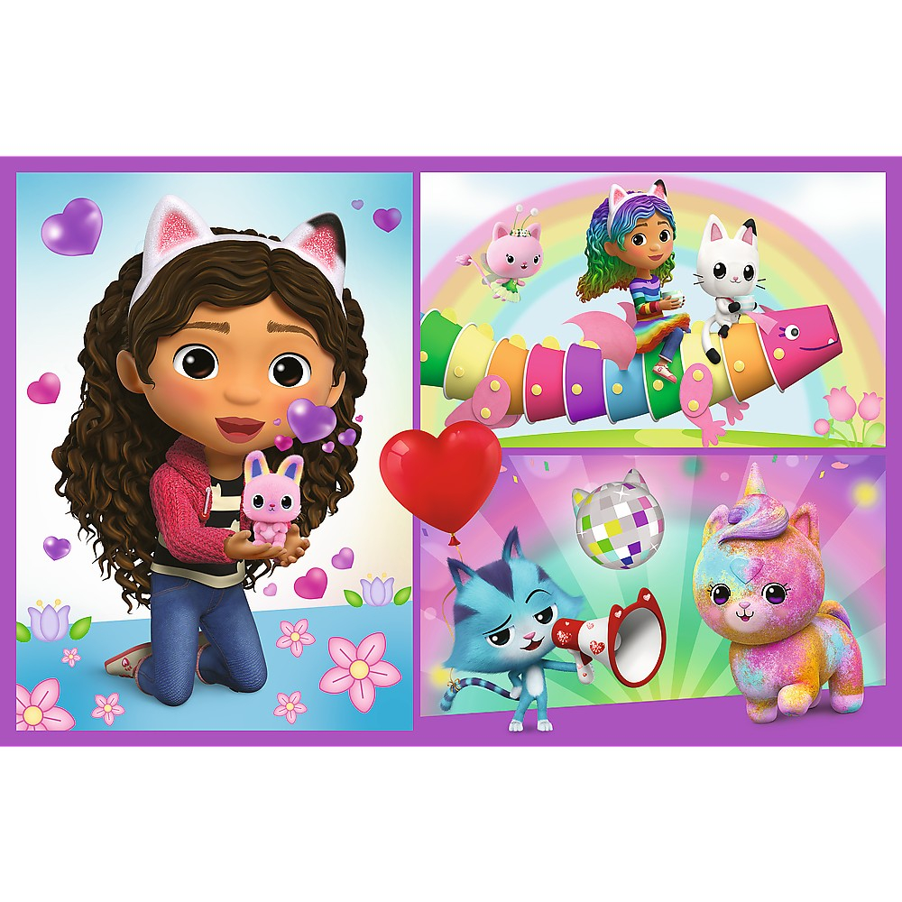 PUZZLE TREFL 2X70 GABBYS DOLLHOUSE AVENTURILE LUI GABBY [2]