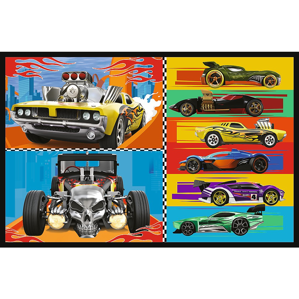 PUZZLE TREFL 2X70 HOT WHEELS MASINI [2]