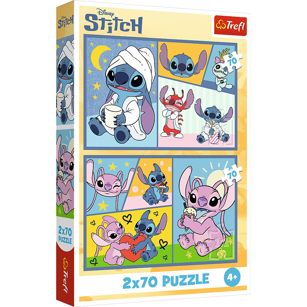 PUZZLE TREFL 2X70 STITCH NU EXISTA PLICTISEALA CU STITCH