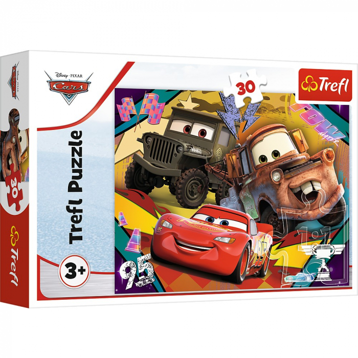 Puzzle Trefl 30 Disney Cars 3 Mașinile de Viteză  [1]
