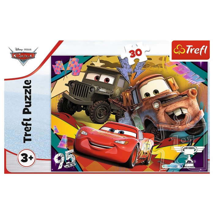 Puzzle Trefl 30 Disney Cars 3 Mașinile de Viteză  [3]