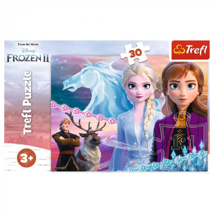 Puzzle Trefl 30 Frozen 2 - Curajoasele Surori  [3]