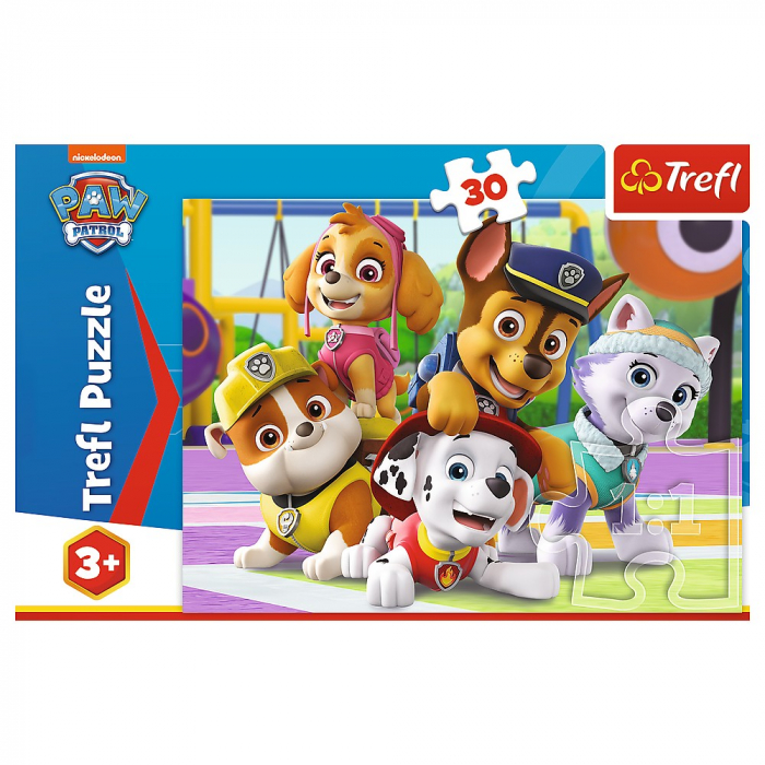 Puzzle Trefl 30 Patrula Cățelușilor Mereu la Timp [3]