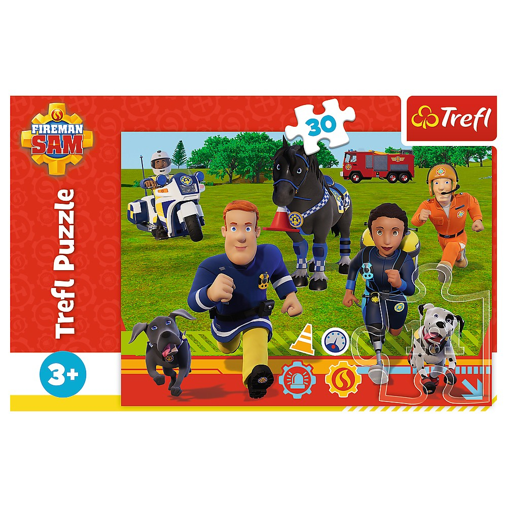 Puzzle Trefl 30 Pompierul Sam, Gata de Salvare [3]