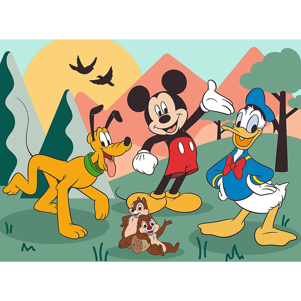 PUZZLE TREFL 30 PREMIUM PLUS KIDS MICKEY SI PRIETENII MOMENTE DE BASM PLUS POSTER [2]