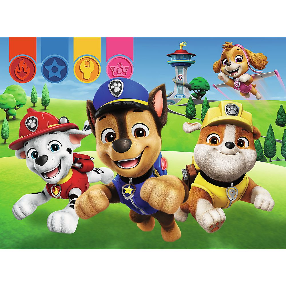 PUZZLE TREFL 30 PREMIUM PLUS KIDS PATRULA CATELUSILOR CATEI PE DRUM PLUS POSTER [2]