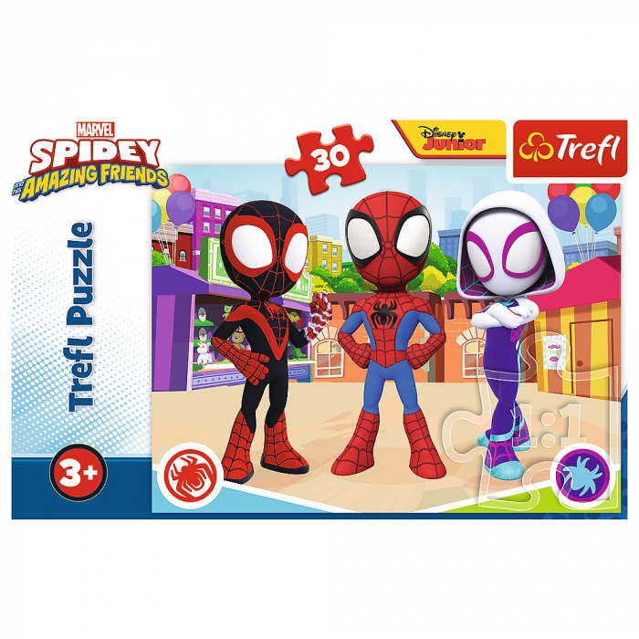 Puzzle Trefl 30 Spiday Cei 3 Prieteni  [3]